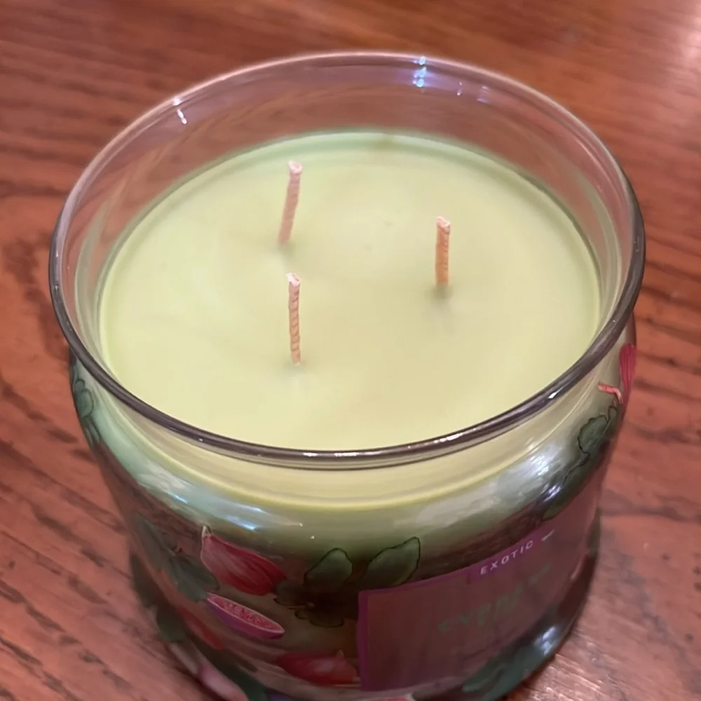 PartyLite Cypress Fig‎ candle, new in box